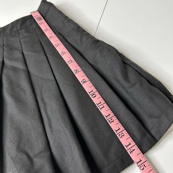 Forever 21 Back Pleated Mini Skirt Womens Sz S Dark Academia Emo Grunge - Picture 7 of 9